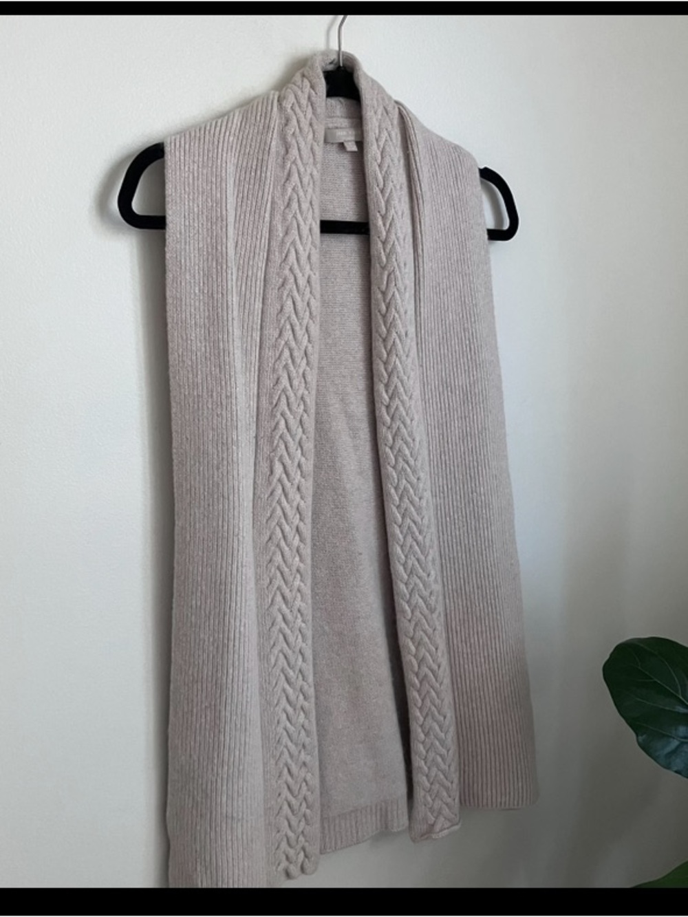 Women’s Joan Vass Cable Knit Sweater Vest
